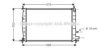 AVA QUALITY COOLING FD2220 Radiator, engine cooling